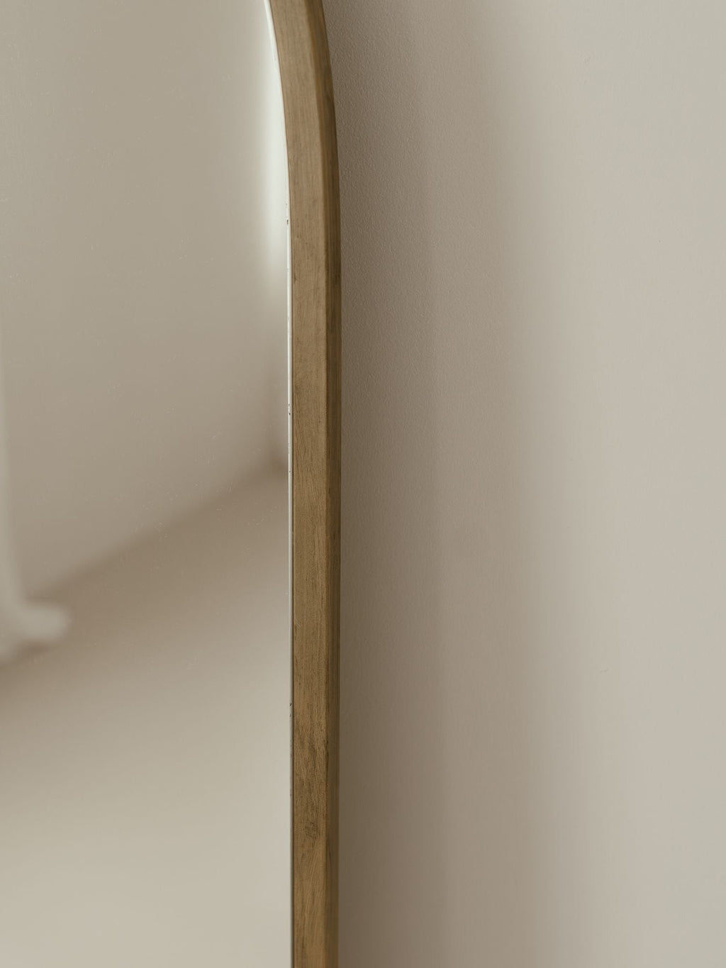 Large Standing Oval Mirror 180x70 Bronze