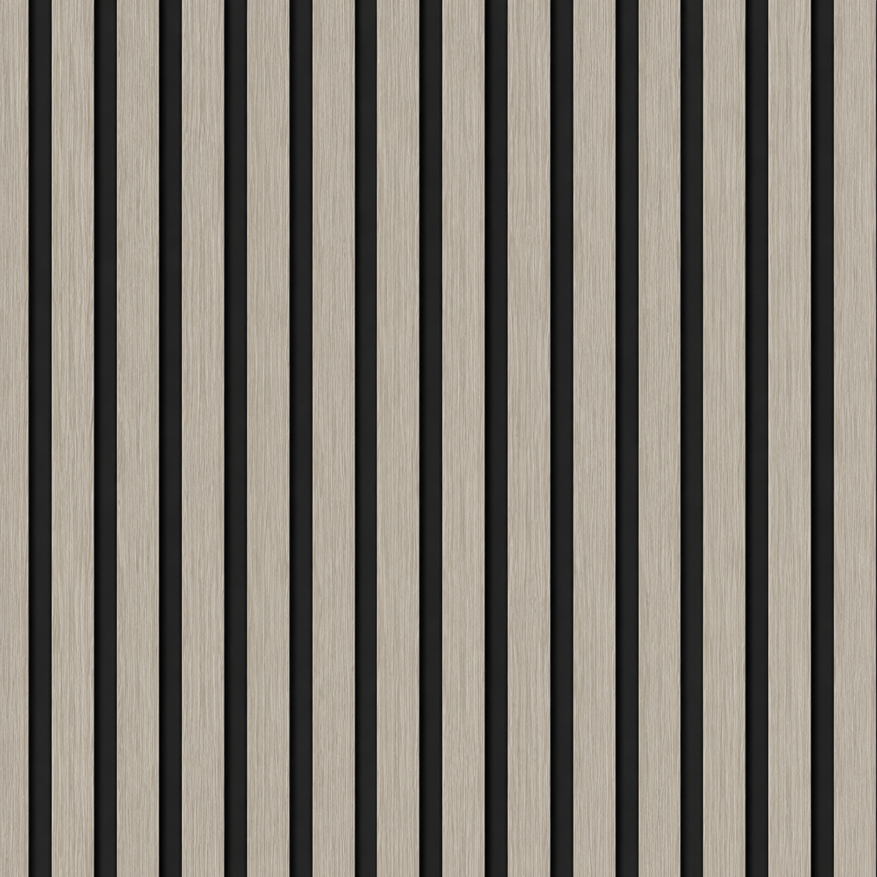 Brunello XL Walnut Acoustic Slat Panel – 270 × 110 cm