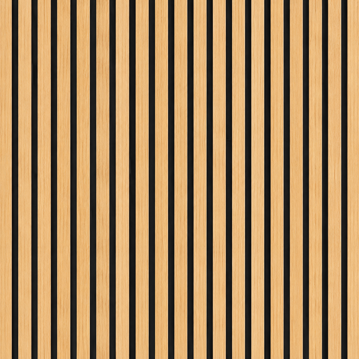 Brunello XL Walnut Acoustic Slat Panel – 270 × 110 cm